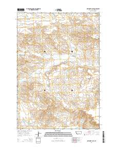 Bentonite Flats 2014 topographic map thumbnail