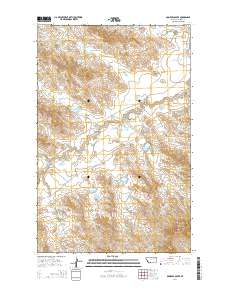Bomber Coulee 2014 topographic map thumbnail