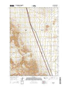 Bond 2014 topographic map thumbnail