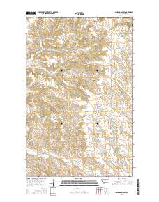 Ashford Coulee 2014 topographic map thumbnail