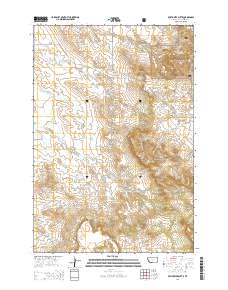 Belltower Butte 2014 topographic map thumbnail