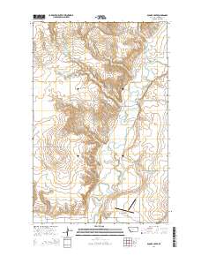 Badger Creek 2014 topographic map thumbnail
