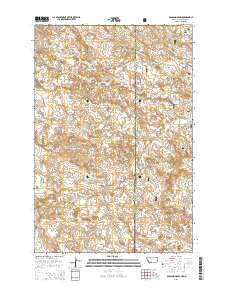 Badland Draw 2014 topographic map thumbnail