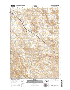 Buffalo Reservoir 2014 topographic map thumbnail