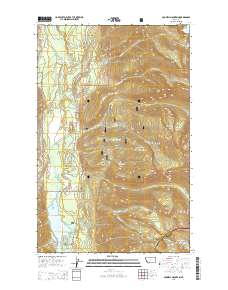 Crowell Mountain 2014 topographic map thumbnail