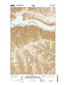 Chain Buttes 2014 topographic map thumbnail