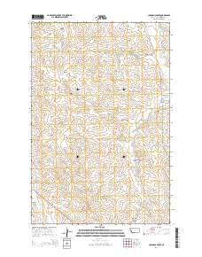 Coleman Coulee 2014 topographic map thumbnail