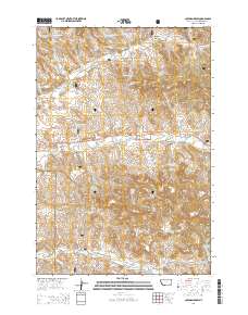 Coleman Draw 2014 topographic map thumbnail