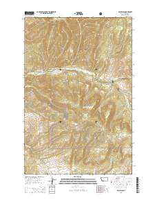 Bald Hills 2014 topographic map thumbnail