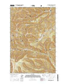 Bandbox Mountain 2014 topographic map thumbnail