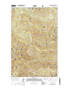 Banfield Mountain 2014 topographic map thumbnail