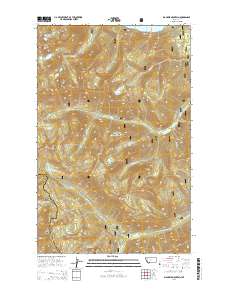 Big Hawk Mountain 2014 topographic map thumbnail