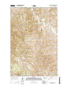 Barney Pinnacle 2014 topographic map thumbnail