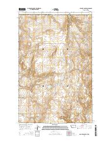 Beaupre Coulee 2014 topographic map thumbnail