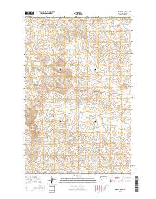 Beauty Creek 2014 topographic map thumbnail