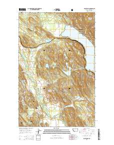 Beaver Lake 2014 topographic map thumbnail