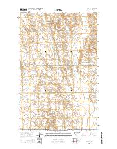 Baylor NE 2014 topographic map thumbnail