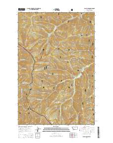 Black Peak 2014 topographic map thumbnail