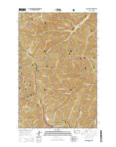 Bloom Peak 2014 topographic map thumbnail