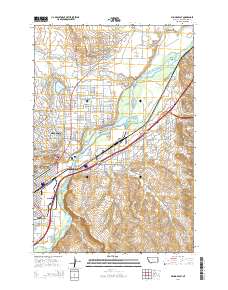 Billings East 2014 topographic map thumbnail