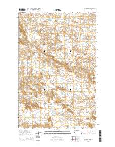 Ash Creek West 2014 topographic map thumbnail