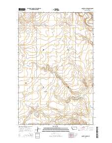 Coyote Coulee 2014 topographic map thumbnail