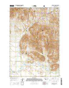 Antelope Peak 2014 topographic map thumbnail
