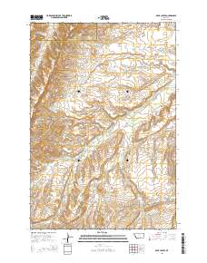 Bear Coulee 2014 topographic map thumbnail