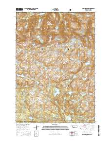 Castle Mountain 2014 topographic map thumbnail