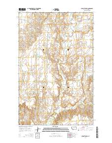 Burnett Creek 2014 topographic map thumbnail