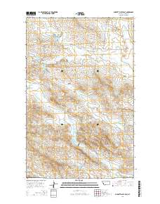 Burnett Flats East 2014 topographic map thumbnail