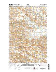 Burnett Flats West 2014 topographic map thumbnail