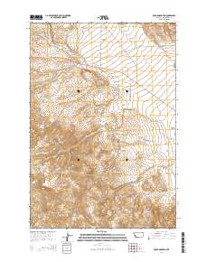 Burns Mountain 2014 topographic map thumbnail
