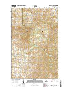 Centennial Mountain 2014 topographic map thumbnail
