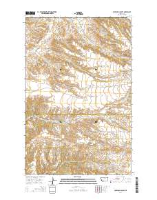 Crazyman Coulee 2014 topographic map thumbnail