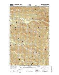 Cripple Horse Mountain 2014 topographic map thumbnail