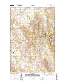 Coburn Mountain 2014 topographic map thumbnail