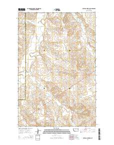 Buffalo Creek SE 2014 topographic map thumbnail
