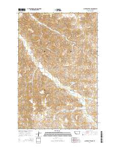 Cluster Buttes NW 2014 topographic map thumbnail