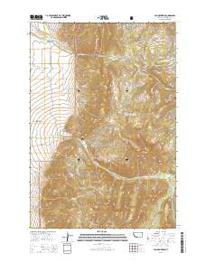 Fan Mountain 2014 topographic map thumbnail
