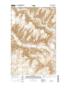 Fanny Hill 2014 topographic map thumbnail