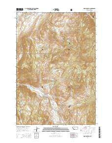 Dome Mountain 2014 topographic map thumbnail