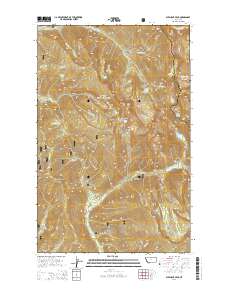 Elephant Peak 2014 topographic map thumbnail