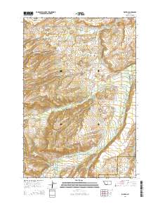 Fishtail 2014 topographic map thumbnail