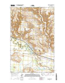 Dodson Dam 2014 topographic map thumbnail