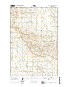 Flat Bottom Coulee NE 2014 topographic map thumbnail