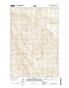 Flat Bottom Coulee SW 2014 topographic map thumbnail