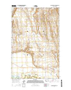 Ellsworth Coulee 2014 topographic map thumbnail