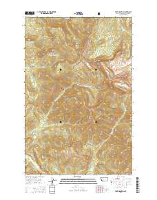 Flint Mountain 2014 topographic map thumbnail