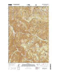 Garnet Mountain 2014 topographic map thumbnail